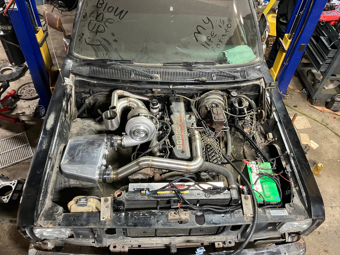 468 swaped manual first gen with air to water inter cooler